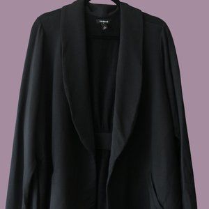 Cozy Blazer with Tie Waist